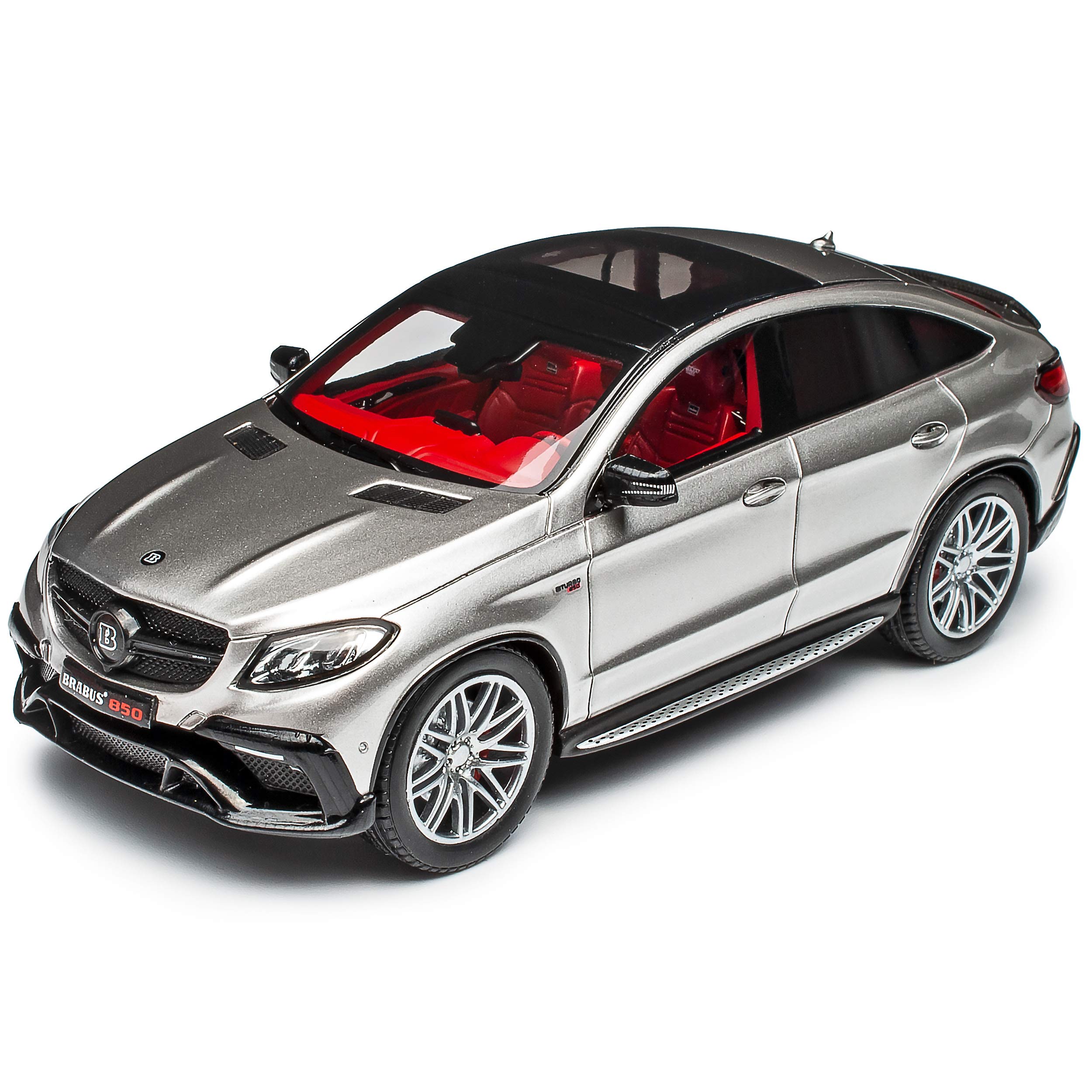 Mercedes-B GLE 63S AMG C292 Bra-Bus 850 Silber 2015-2019 1/43